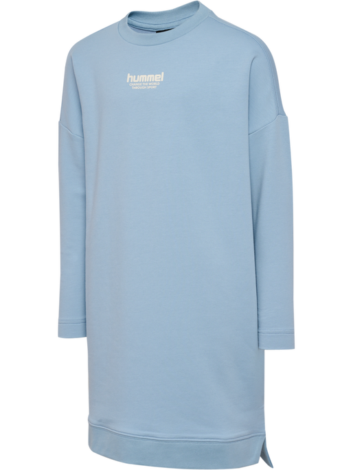 hmlZIPPI DRESS L/S, ASHLEY BLUE, packshot