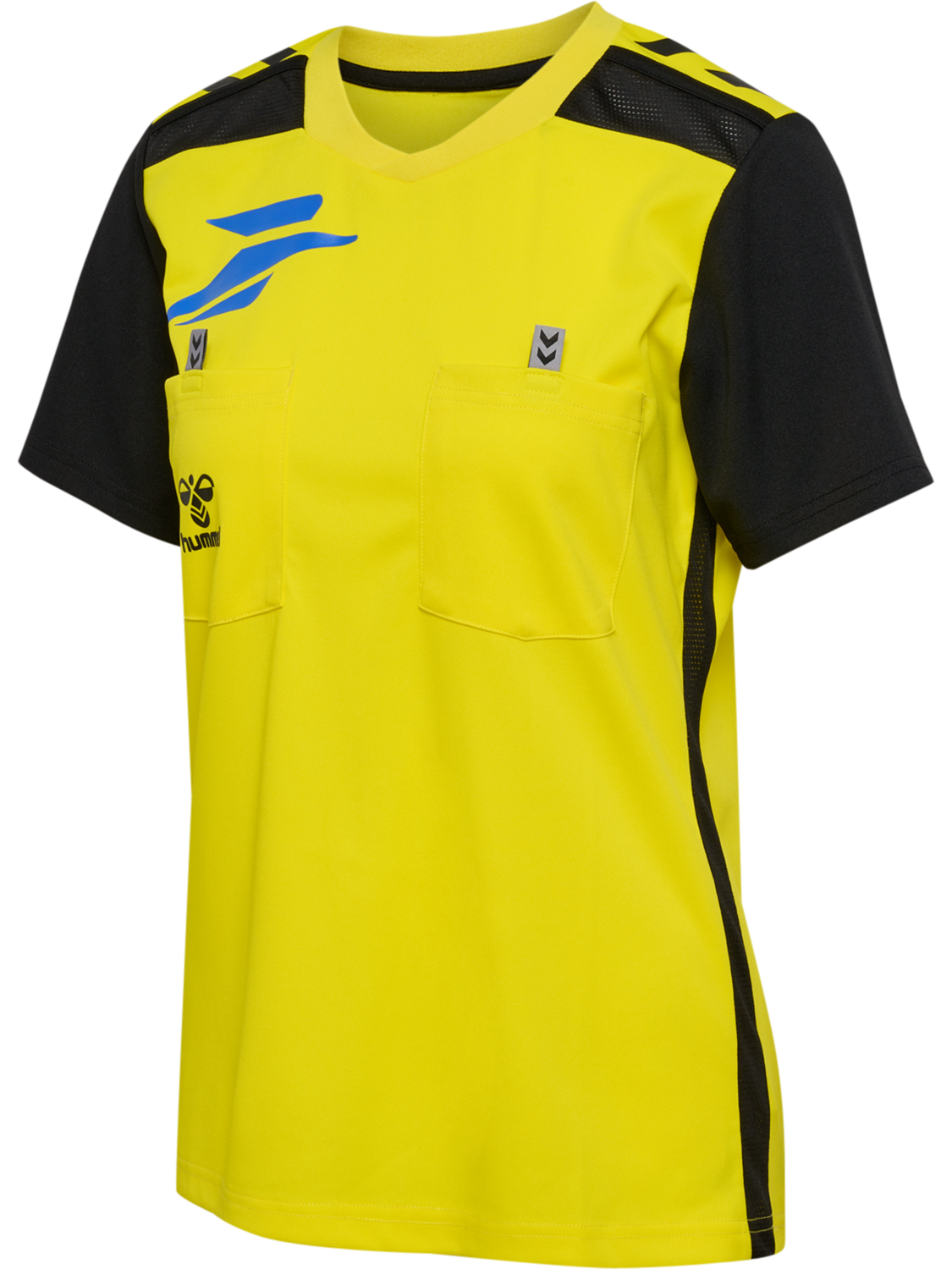FFHB NEW REFEREE JERSEY S/S WO, BLAZING YELLOW W/O SPONSOR, packshot