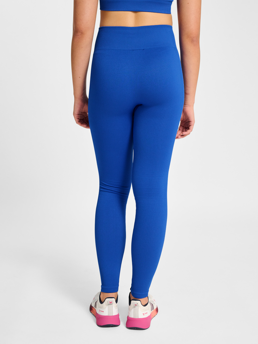 hmlPULSE SEAMLESS RIB MW TIGHTS, SURF THE WEB, model