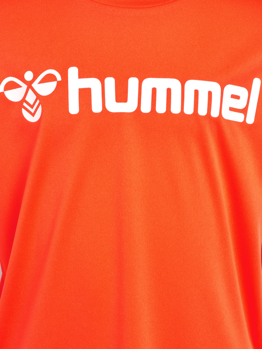 hmlLOGO JERSEY S/S KIDS, NASTURTIUM, packshot