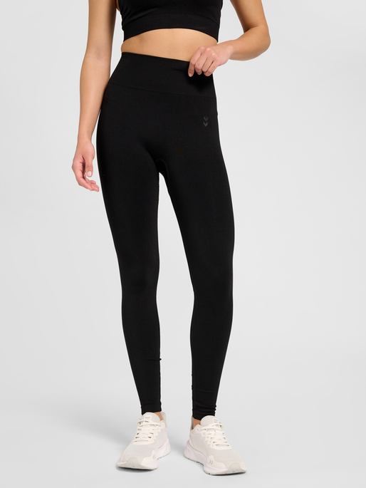 hmlFLOW TIGHTS, BLACK, model
