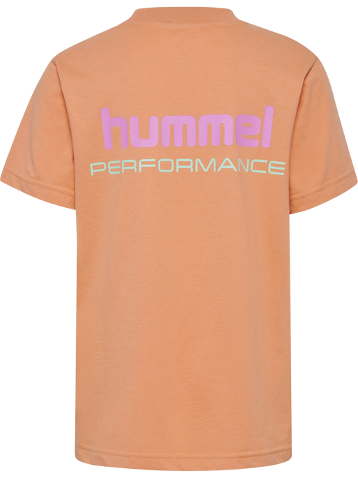hmlJR PULSE T-SHIRT S/S, PEACH BLOOM hmlJR PULSE T-SHIRT S/S, PEACH BLOOM, packshot