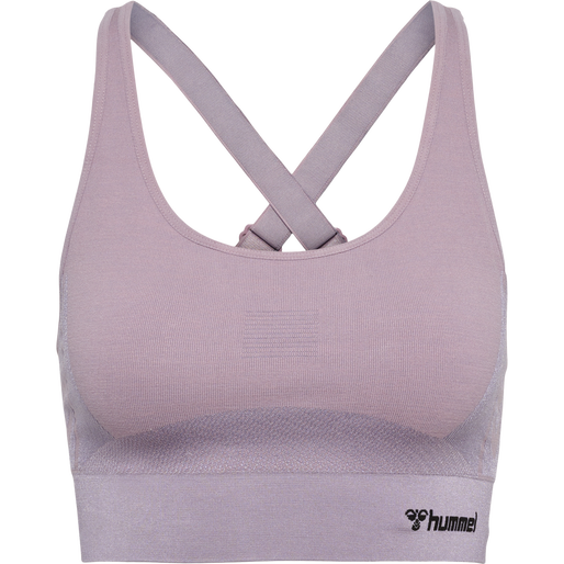 hmlCLEA SEAMLESS  SPORTS TOP, NIRVANA MELANGE hmlCLEA SEAMLESS  SPORTS TOP, NIRVANA MELANGE, packshot