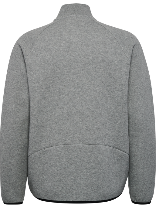 hmlTECH FLEECE HALFZIP, GREY MELANGE hmlTECH FLEECE HALFZIP, GREY MELANGE, packshot