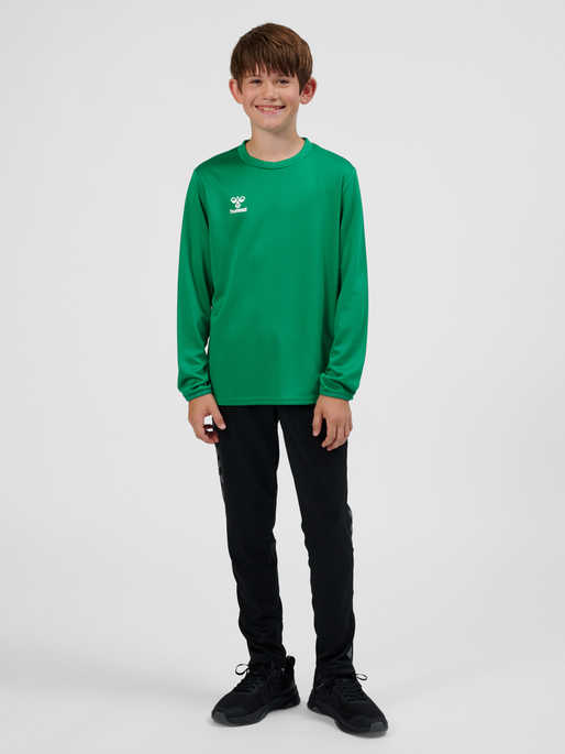 hmlESSENTIAL SWEATSHIRT KIDS, JELLY BEAN, model