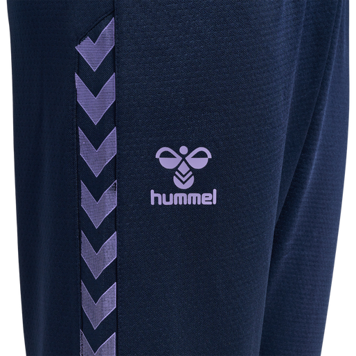 hmlSTALTIC TRAINING PANTS KIDS, MARINE/PAISLEY PURPLE, packshot