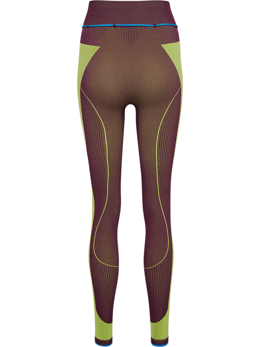 hmlSEAMLESS HIGH WAIST TIGHTS, FIG, packshot