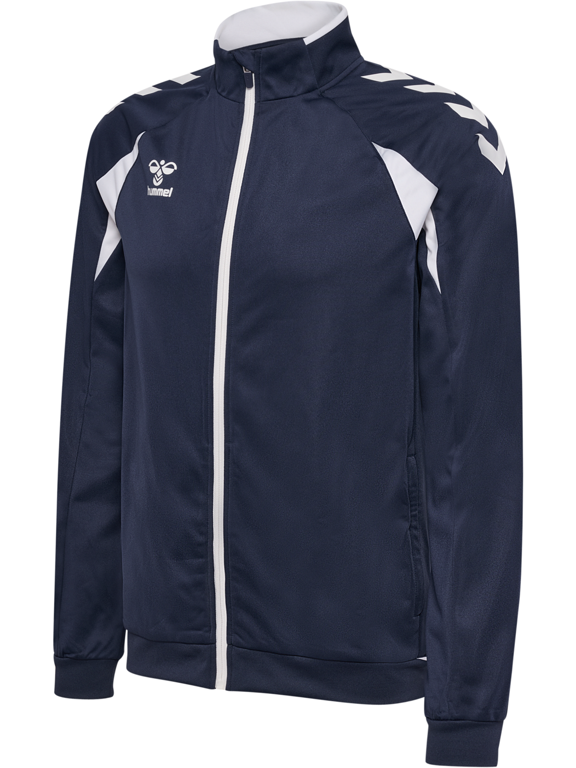 hmlCORE 2.0 TRACK ZIP JACKET, MARINE/WHITE, packshot