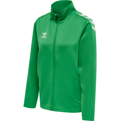 hmlCORE XK POLY ZIP SWEAT WOMAN, JELLY BEAN, packshot
