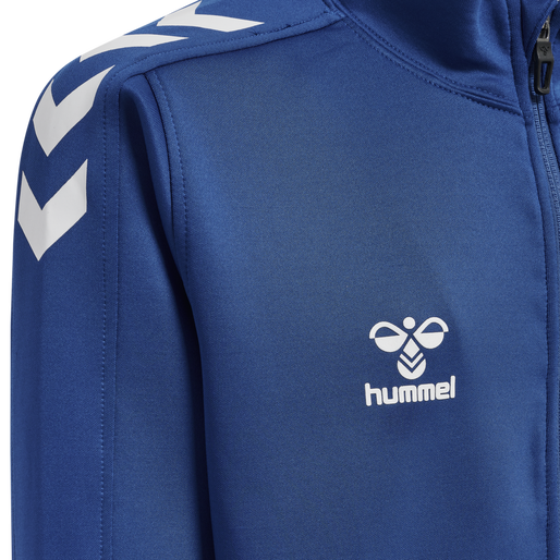 hmlCORE XK POLY ZIP SWEAT KIDS, TRUE BLUE, packshot
