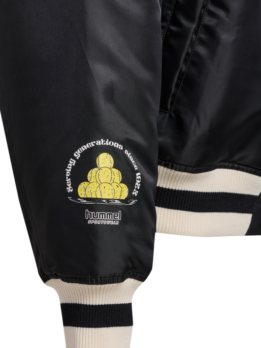 hmlLETTERMAN JACKET SPORTSWEAR, BLACK hmlLETTERMAN JACKET SPORTSWEAR, BLACK, packshot