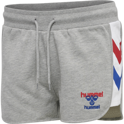 hmlIC DURBAN WOMAN SHORTS, GREY MELANGE, packshot
