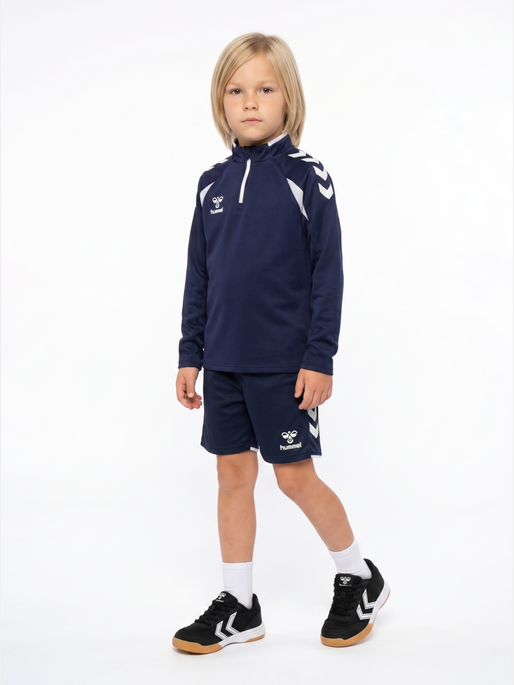 hmlCORE 2.0 HALF ZIP KIDS, MARINE/WHITE, model