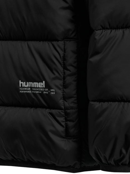 hmlJR LIGHTWEIGHT PUFFER JACKET, BLACK, packshot