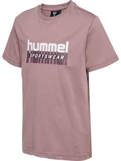 hmlTUKAS T-SHIRT S/S, TWILIGHT MAUVE, packshot