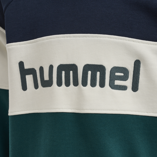 hmlCLAES SWEATSHIRT, DEEP TEAL, packshot