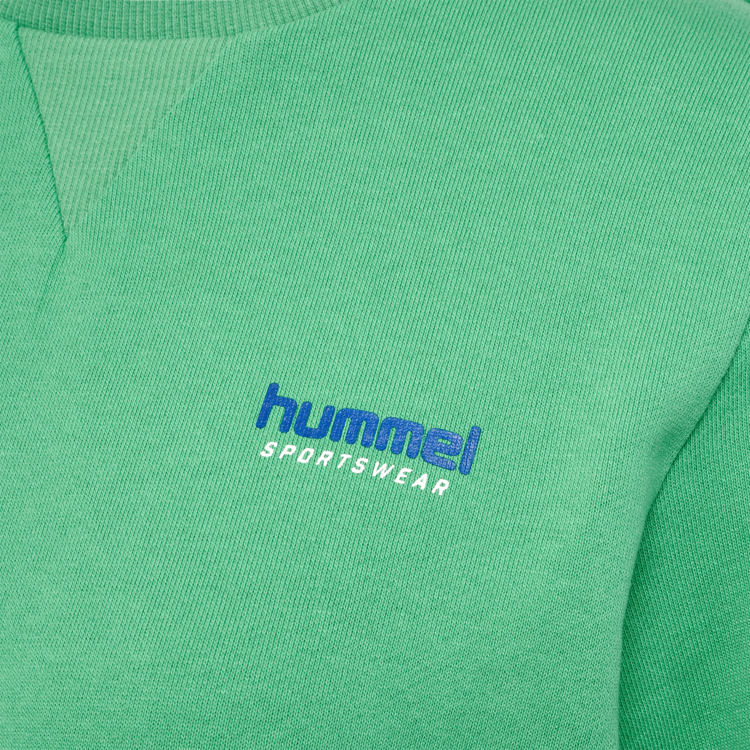 hmlLGC SHAI SHORT SWEATSHIRT, GREEN SPRUCE, packshot