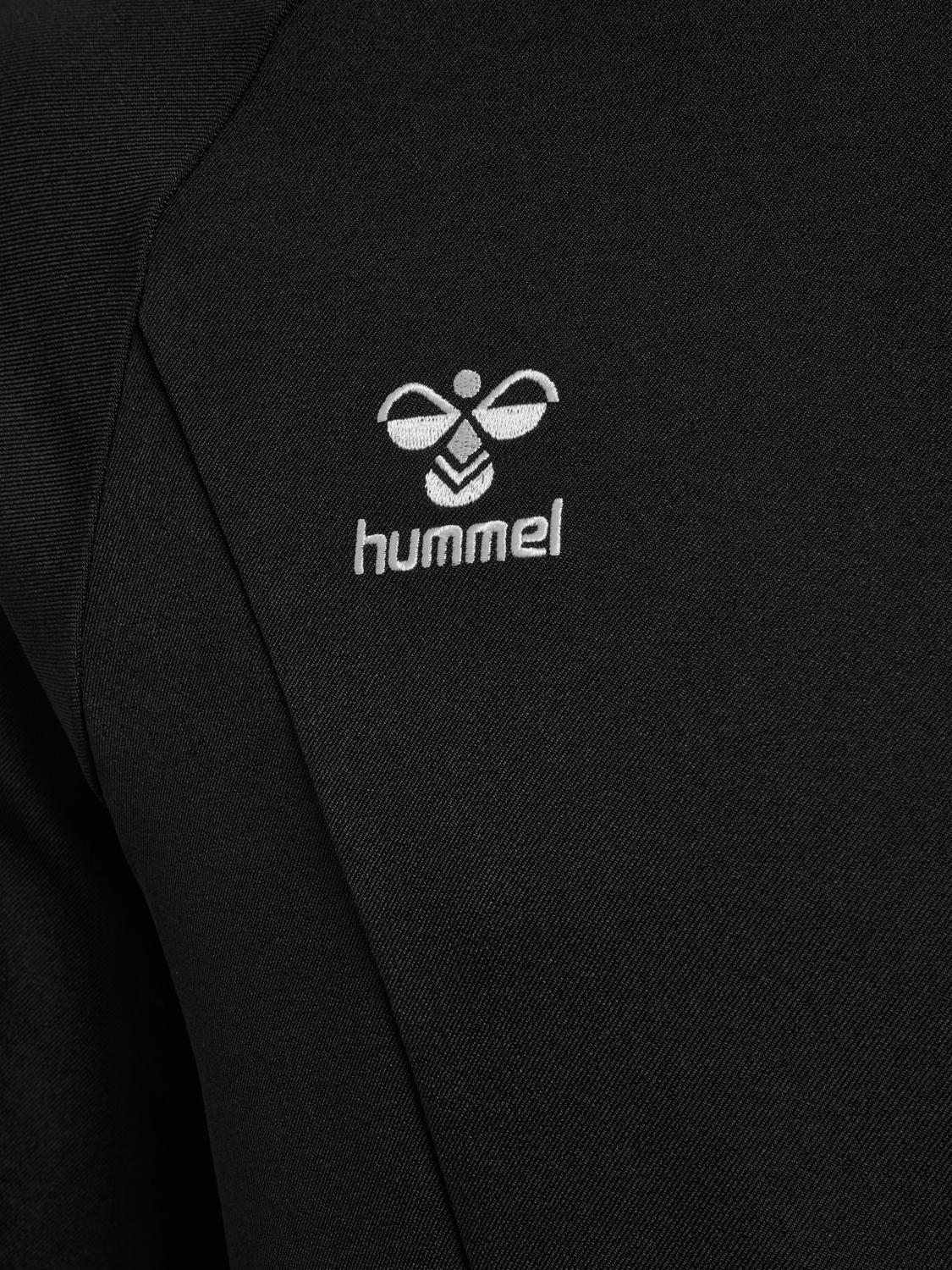 hmlROOT TRACK ZIP JACKET, BLACK, packshot