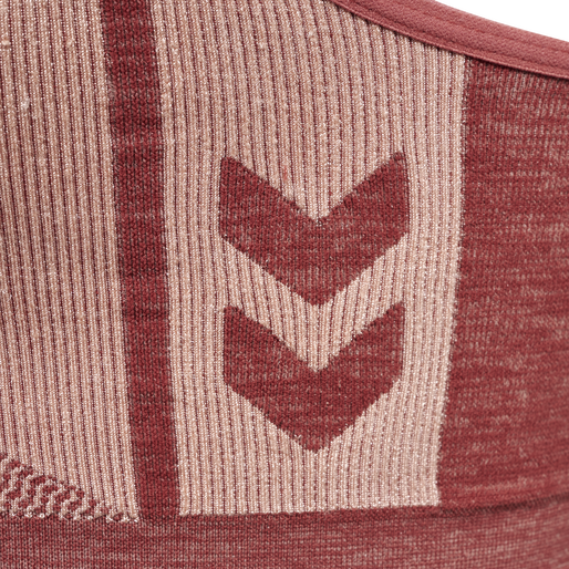 hmlCLEA SEAMLESS  SPORTS TOP, WITHERED ROSE/ROSE TAN MELANGE, packshot