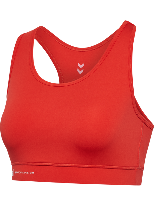 hmlPULSE LIGHT SUPPORT BRA, CAYENNE, packshot