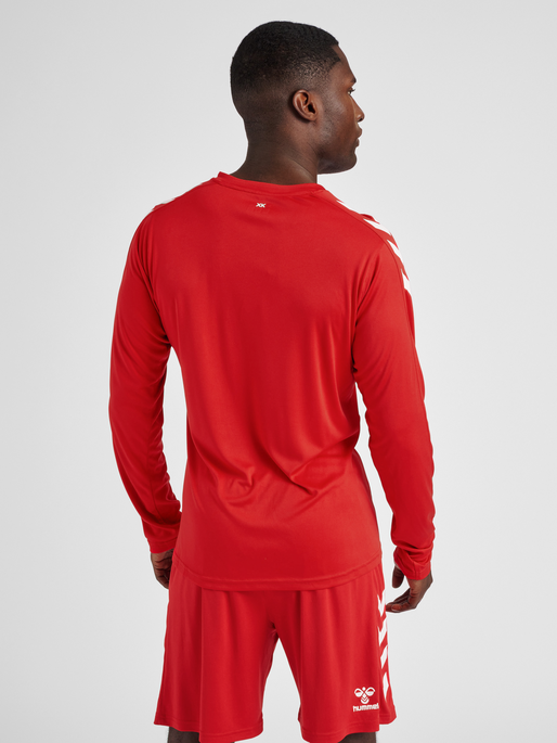 hmlCORE XK POLY JERSEY L/S, TRUE RED, model