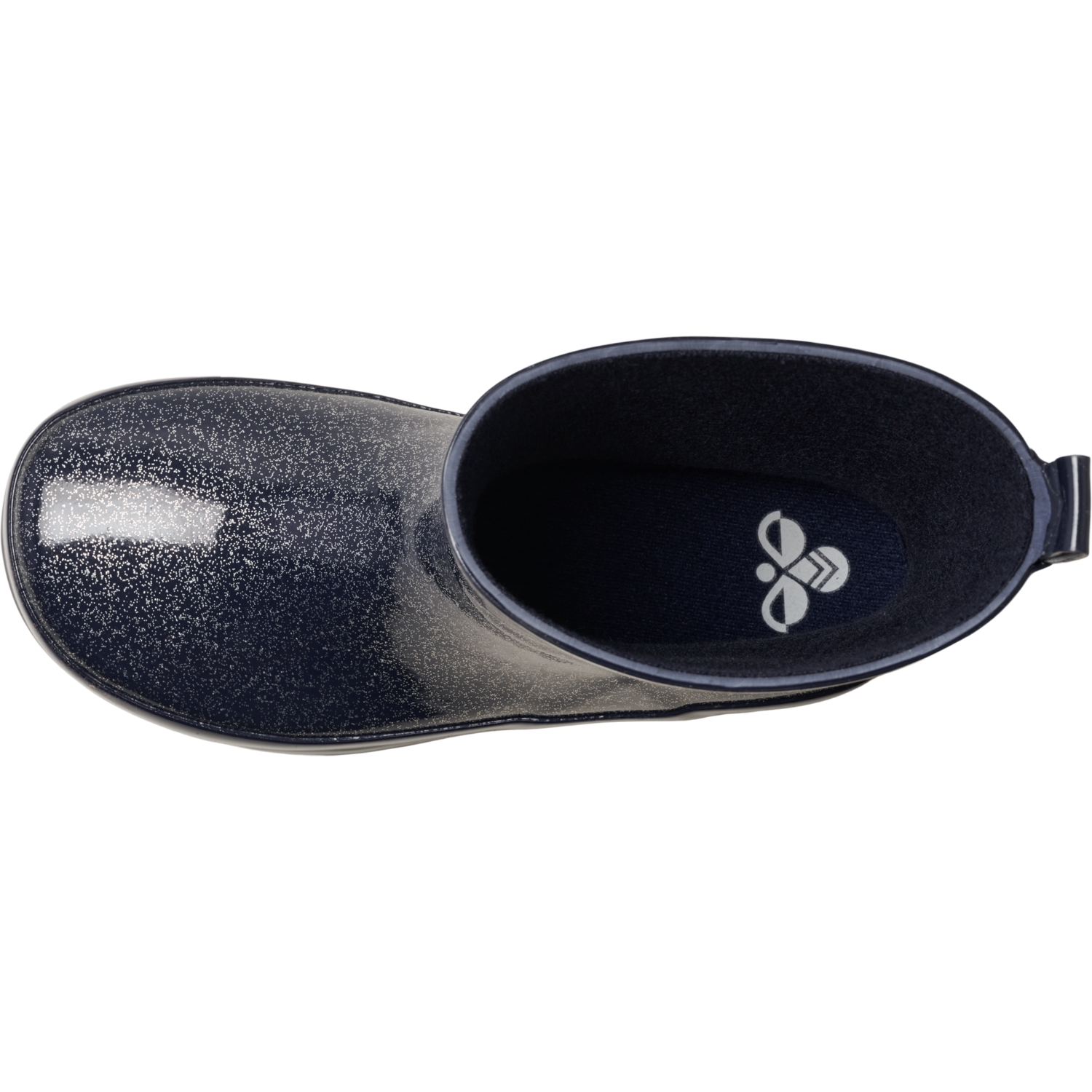 RUBBER BOOT GLITTER JR, BLACK IRIS, packshot