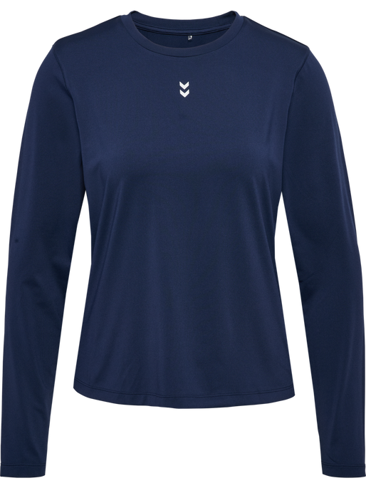 hmlFAST W T-SHIRT L/S, DRESS BLUES hmlFAST W T-SHIRT L/S, DRESS BLUES, packshot