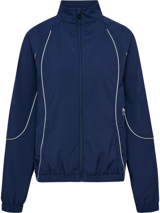 hmlPULSE WOVEN W ZIP THROUGH, DRESS BLUES, packshot