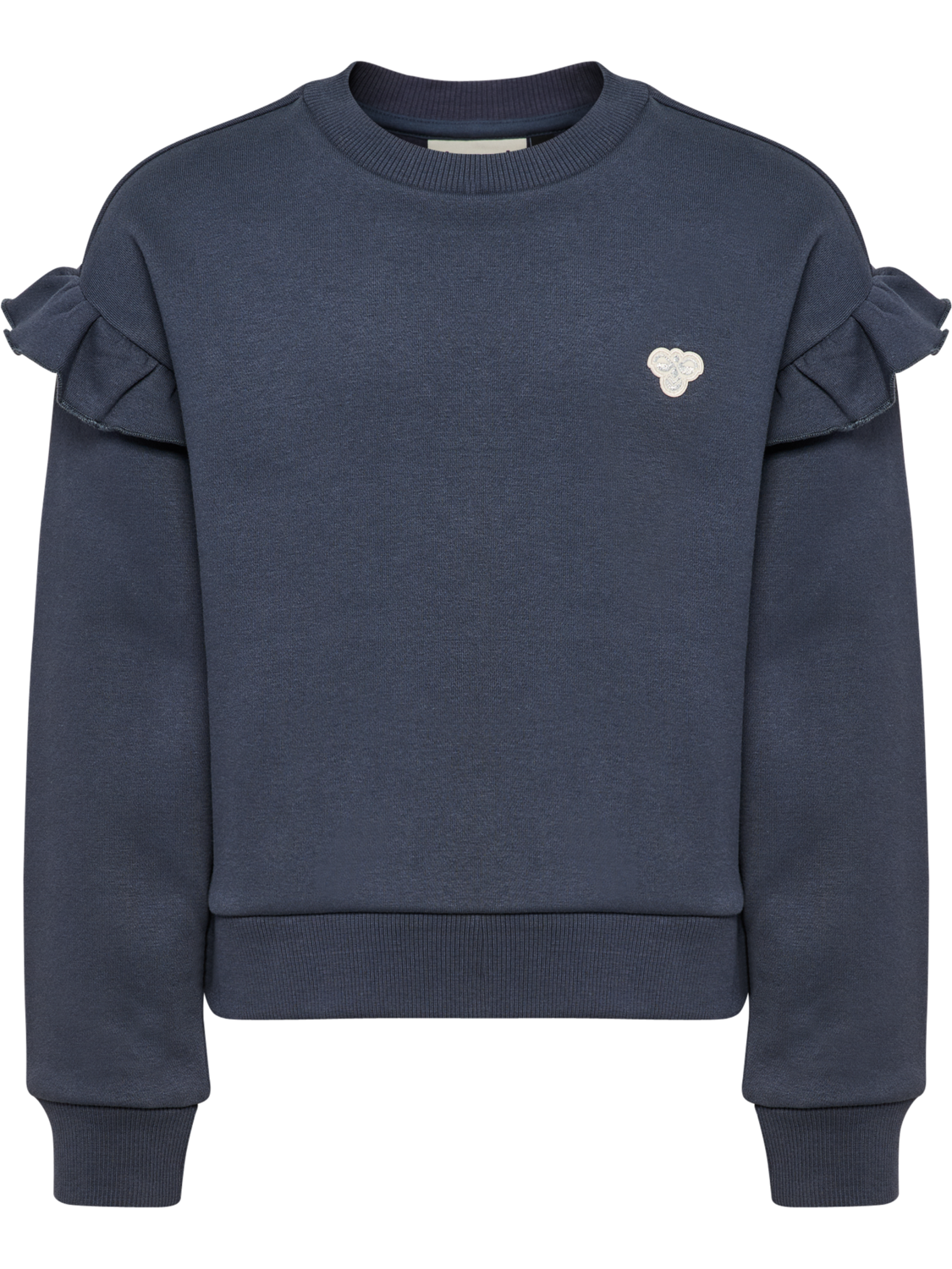 hmlJR LOOSE FLAIR SWEATSHIRT BEE, OMBRE BLUE, packshot