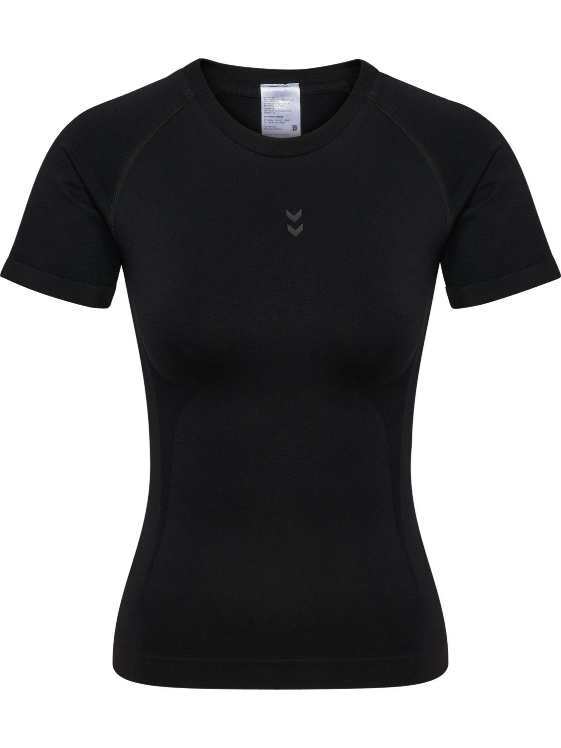 hmlFLOW T-SHIRT S/S, BLACK, packshot