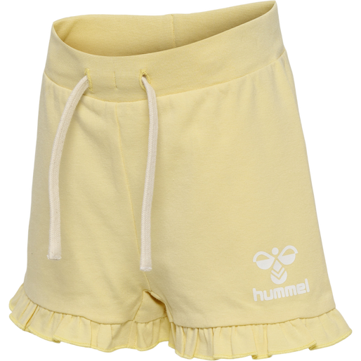 hmlDREAM RUFFLE SHORTS, ITALIAN STRAW, packshot