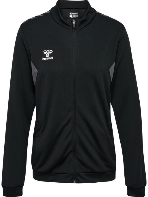 hmlAUTHENTIC PL ZIP JACKET WOMAN, BLACK, packshot