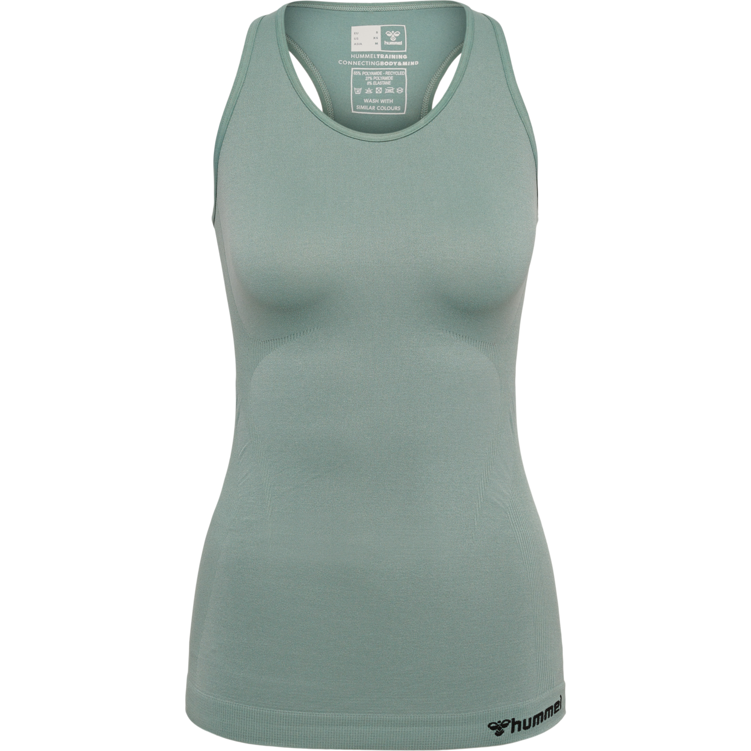 hmlTIF SEAMLESS TOP, CHINOIS GREEN, packshot