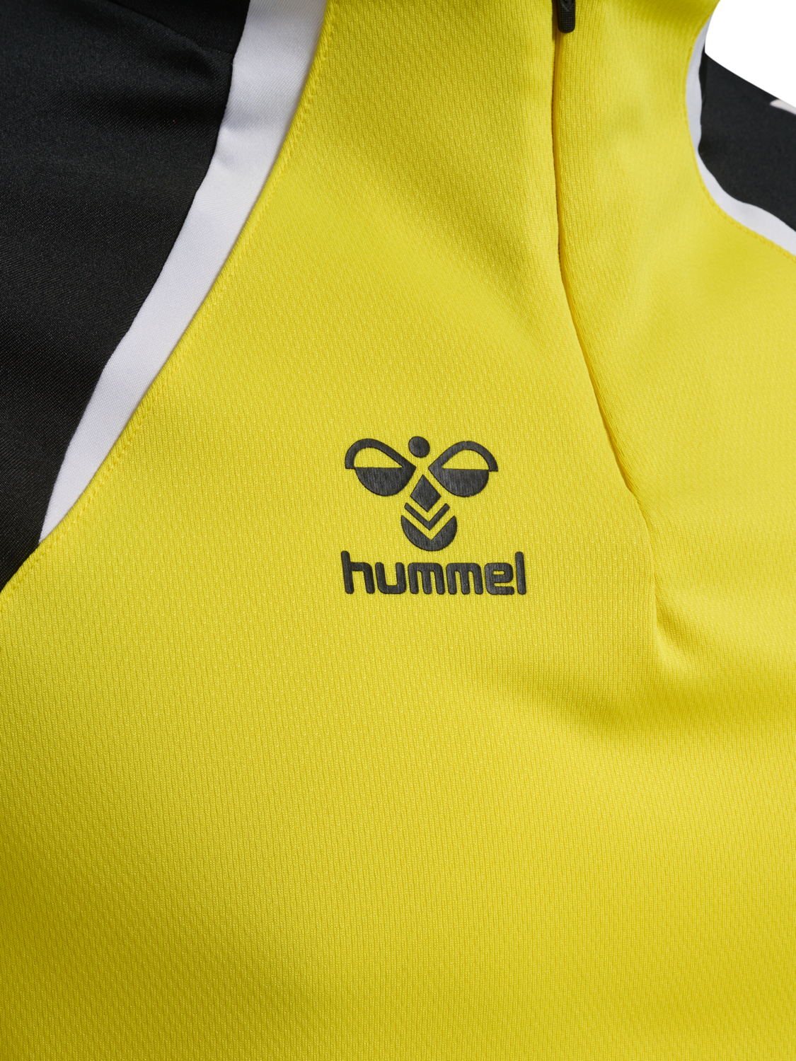 hmlLEAD 2.0 HALF ZIP, BLAZING YELLOW/BLACK, packshot