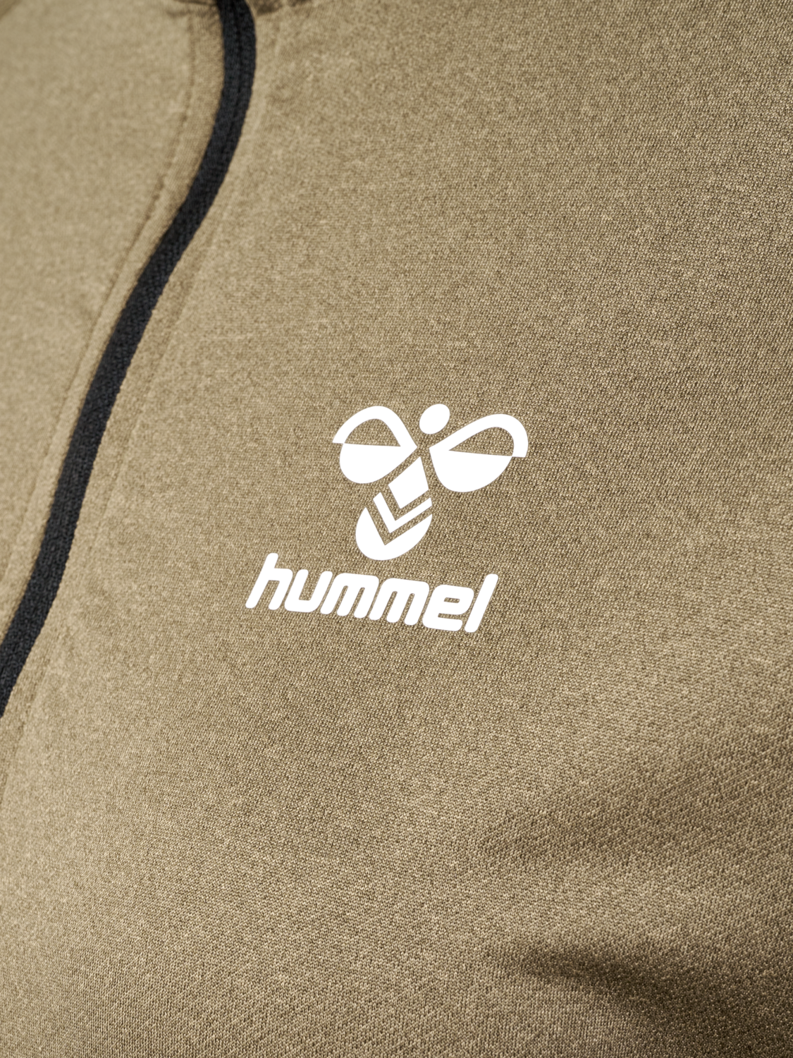 hmlSPRINT HALF ZIP WOMAN, WINTER TWIG MELANGE, packshot