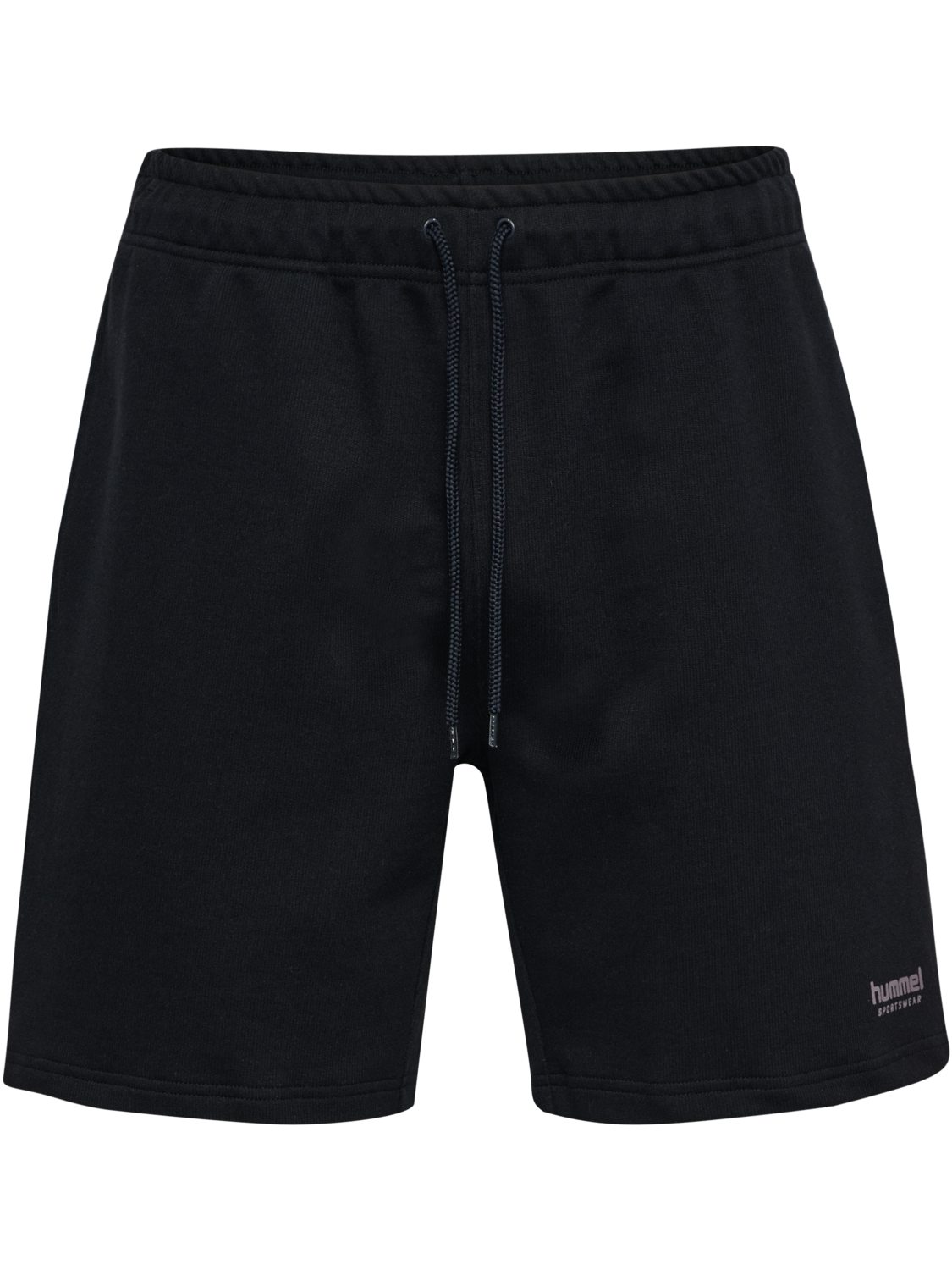 hmlLOOSE SWEAT SHORTS HS, BLACK, packshot