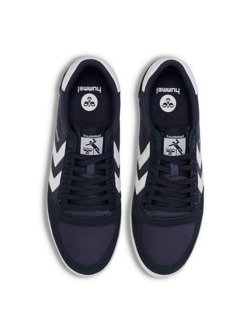 HUMMEL SLIMMER STADIL LOW, DRESS BLUES/WHITE KH, packshot