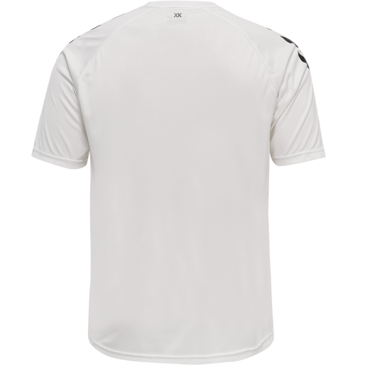 hmlCORE XK CORE POLY T-SHIRT S/S, WHITE hmlCORE XK CORE POLY T-SHIRT S/S, WHITE, packshot