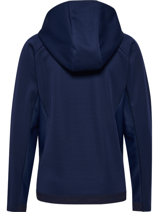 hmlCIMA 2.0 ZIP HOODIE WOMAN, MARINE, packshot