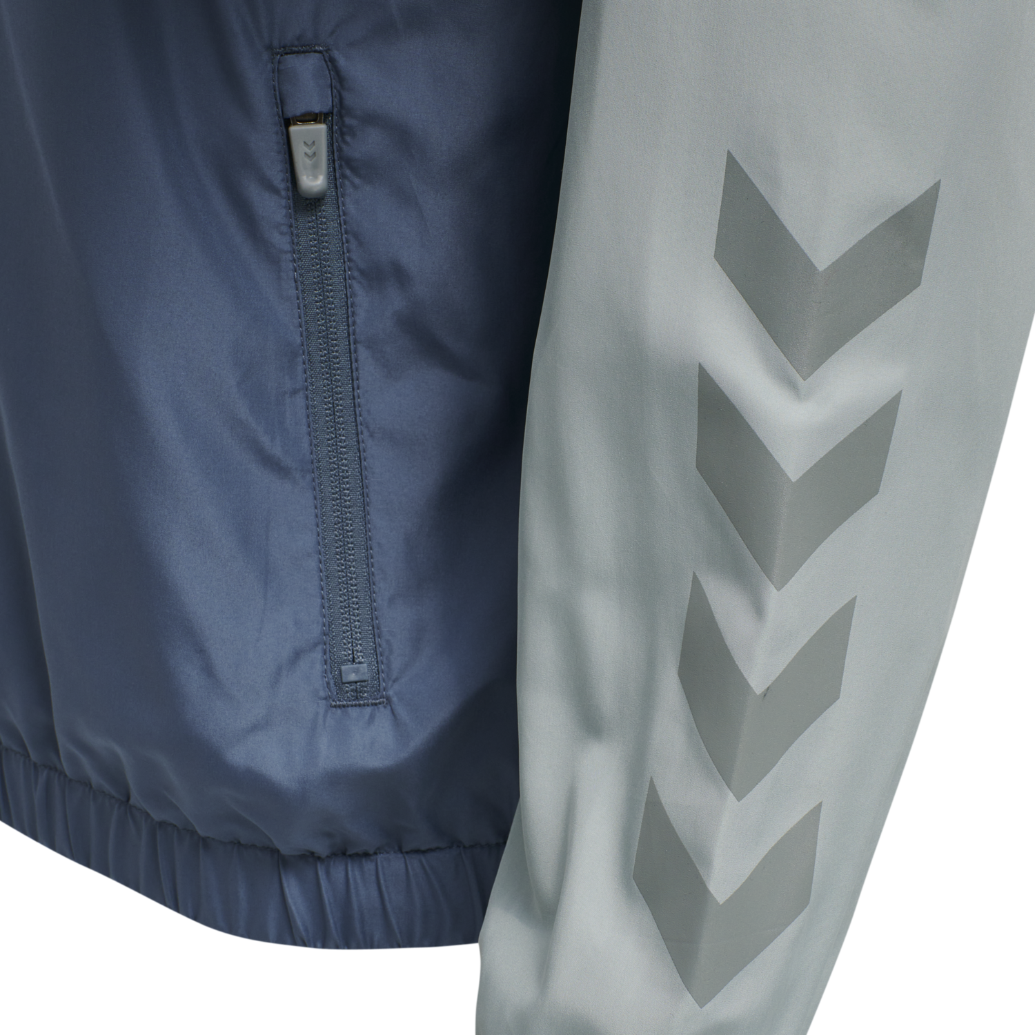 hmlSULLIVAN LOOSE  ZIP HOODIE, CHINA BLUE, packshot