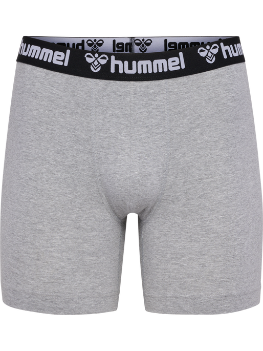 hmlBOXERS 2-PACK, GREY MELANGE hmlBOXERS 2-PACK, GREY MELANGE, packshot