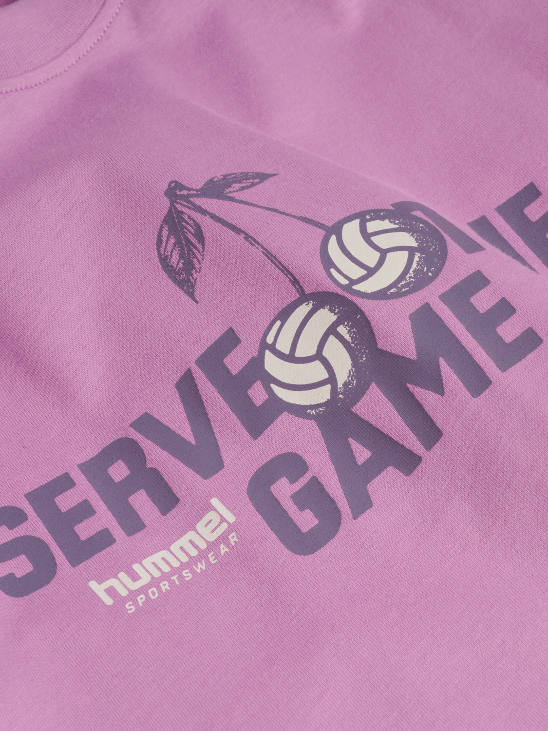 hmlJR LOOSE SET HS GRAPHIC, SMOKY GRAPE, packshot