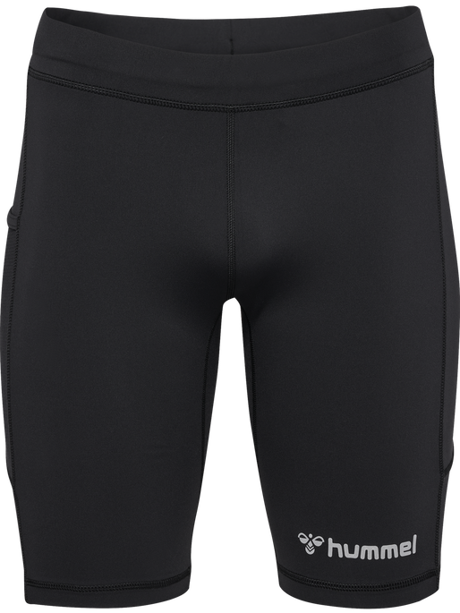 hmlRUN SHORT TIGHT, BLACK, packshot
