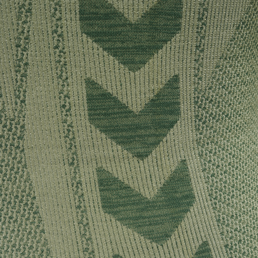 hmlCLEA SEAMLESS TIGHT T-SHIRT, LAUREL WREATH/LILY PAD MELANGE, packshot