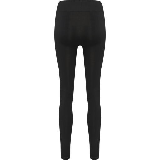 hmlMT IDA SEAMLESS MW POCKET TIGHTS, BLACK, packshot