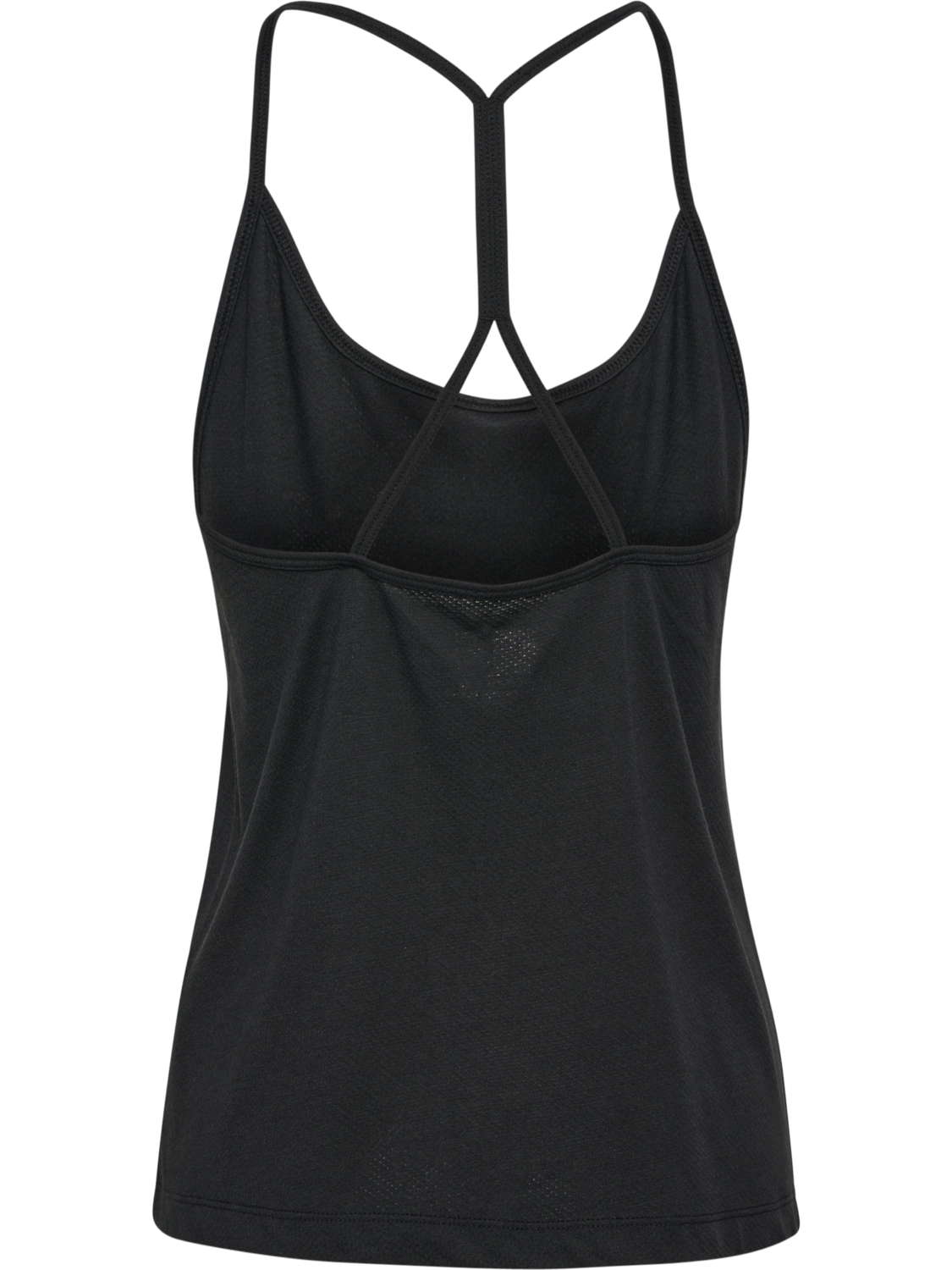 hmlMT VANJA STRAP TANKTOP, BLACK, packshot