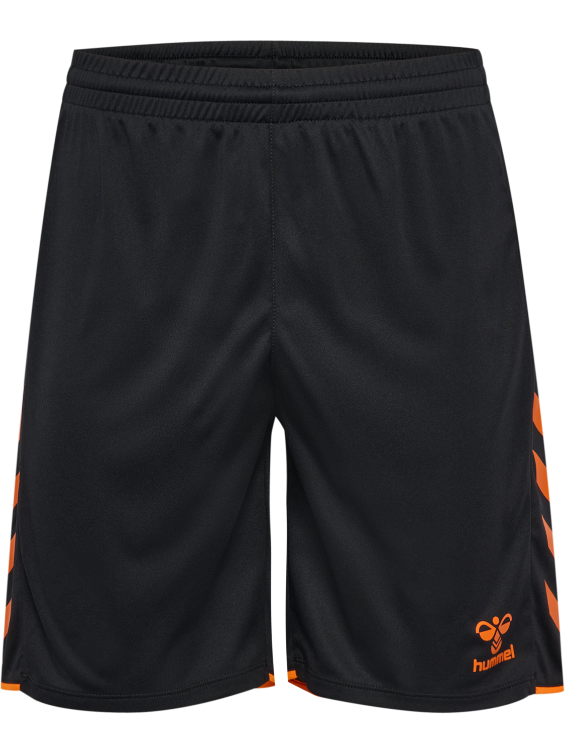 hmlCORE 2.0 SHORTS, BLACK/ORANGE TIGER, packshot