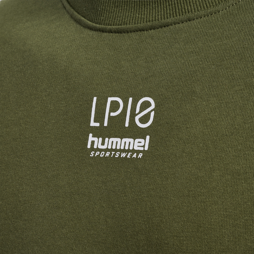 hmlLP10 BOXY SWEATSHIRT, IVY GREEN hmlLP10 BOXY SWEATSHIRT, IVY GREEN, packshot