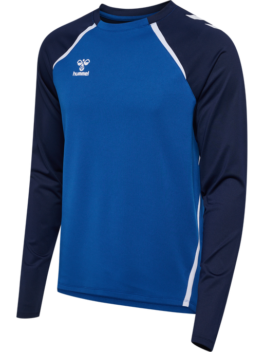 hmlLEAD 2.0 CREW SWEAT, TRUE BLUE/MARINE, packshot