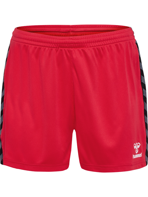 hmlAUTHENTIC PL SHORTS WOMAN, TRUE RED, packshot